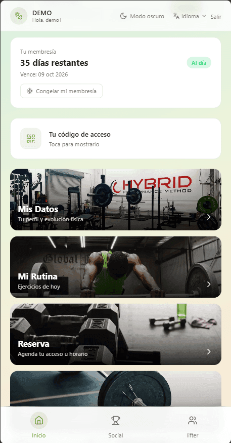 Tu gimnasio, en el bolsillo de tus socios